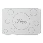 Happy Seamless Circles Badmat (Voorkant)