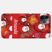 Happy Seamless Santa Claus Pattern Case-Mate iPhone Case (Achterkant (horizontaal))