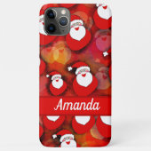 Happy Seamless Santa Claus Pattern Case-Mate iPhone Case (Achterkant)