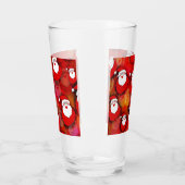 Happy Seamless Santa Claus Pattern Glas (Links)