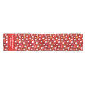 Happy Seamless Santa Claus Pattern Korte Tafelloper (Horizontaal)