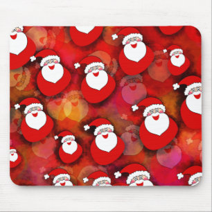 Happy Seamless Santa Claus Pattern Muismat