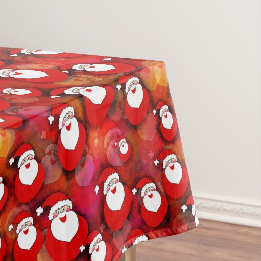 Happy Seamless Santa Claus Pattern Tafelkleed (Voorbeeld)