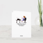 Happy Secretary Day Bedankkaart (Achterkant)