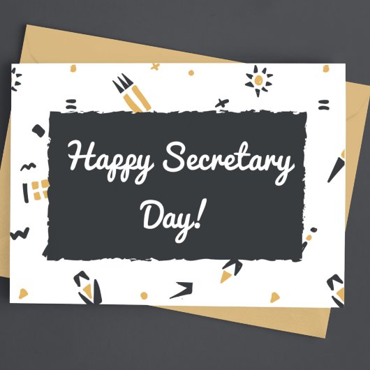 Happy Secretary Day Feestdagenkaart