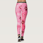 HAPPY SEED LEGGINGS ROZE BLOEMEN MONOGRAM (Achterkant)