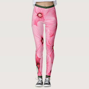 HAPPY SEED LEGGINGS ROZE BLOEMEN MONOGRAM