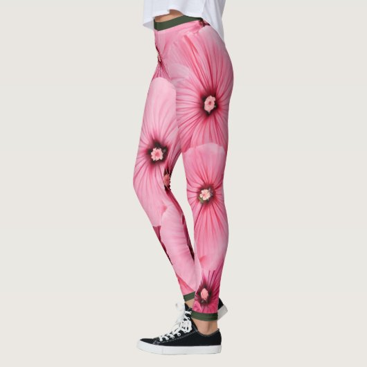 HAPPY SEED LEGGINGS ROZE BLOEMEN MONOGRAM (Links)