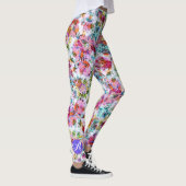 HAPPY SEED LEGGINGS WATERVERF BLOEMEN W / MONOGRAM (Rechts)