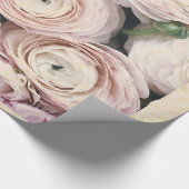 HAPPY SEED WRAPPING BLEKE PINK ROSES GIFT WRAPPING CADEAUPAPIER (Hoek)