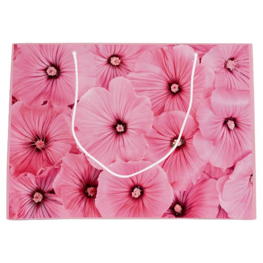 HAPPY SEED WRAPPING, GROTE GLOSSY GIFT BAG W/PINKS GROOT CADEAUZAKJE (Voorkant)