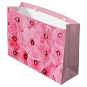 HAPPY SEED WRAPPING, GROTE GLOSSY GIFT BAG W/PINKS GROOT CADEAUZAKJE (Achterkant Gekanteld)