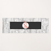 HAPPY SEEY YOGA Mat MET JAPANESE CLOUDS MONOGRAM (Voorkant (horizontaal))