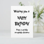 Happy Self-Isolating Birthday Social Distancing (Staand voorkant)