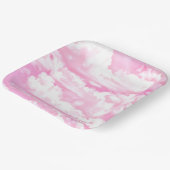 Happy Serene Pink Clouds-decor Papieren Bordje (Gebogen)