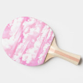 Happy Serene Pink Clouds-decor Tafeltennisbatje (Zijkant)