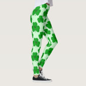 Happy Shamrock Cute St. Patrick's Day Leggings (Rechts)