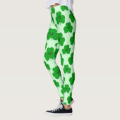 Happy Shamrock Cute St. Patrick's Day Leggings (Links)