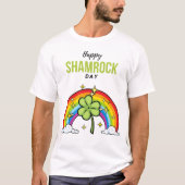 Happy Shamrock Day Holiday T-Shirt (Voorkant)