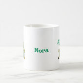 Happy Shamrock Day Roze Teddy Beer en Kikker Koffiemok (Center)