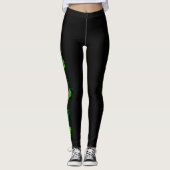 Happy Shamrock floral Leggings (Voorkant)