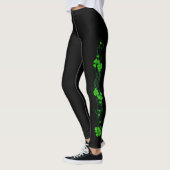 Happy Shamrock floral Leggings (Links)