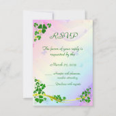 Happy Shamrock RSVP-kaarten RSVP Kaartje (Voorkant)