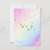 Happy Shamrock RSVP-kaarten RSVP Kaartje (Achterkant)