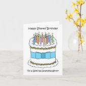 Happy Shared Birthday to Granddochter Kaart (Gele Bloem)