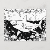 Happy Shark Awareness Day | 14 juli Briefkaart (Achterkant)