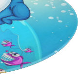 Happy Shark Cartoon-23685 Snijplank (Hoek)