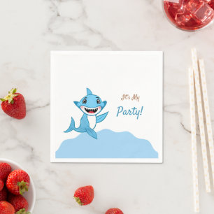 Happy Shark Familie Level Twee Servet