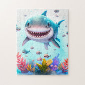 Happy Shark Jigzaag Puzzle Legpuzzel (Verticaal)