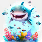 Happy Shark Jigzaag Puzzle Legpuzzel