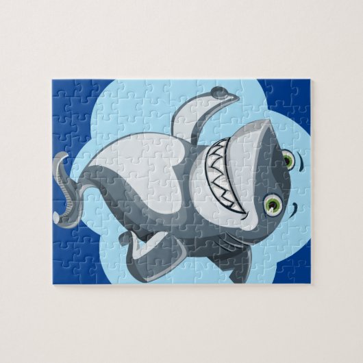 Happy shark legpuzzel (Horizontaal)