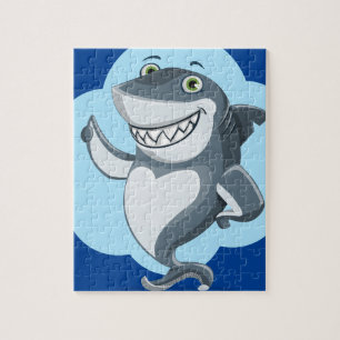 Happy shark legpuzzel