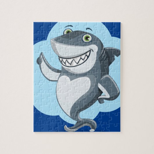 Happy shark legpuzzel (Verticaal)