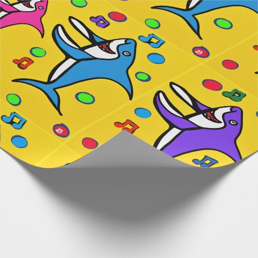 HAPPY SHARKS CADEAUPAPIER (Hoek)