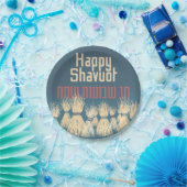 Happy Shavuot - Chag Shavuot Sameach Judaica Papieren Bordje (Feest)