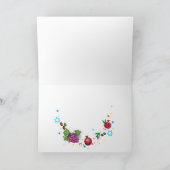 Happy SHAVUOT decoratief zeven soorten ornament Kaart (Binnen)