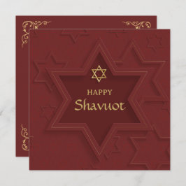 Happy Shavuot Elegant Feestdagenkaart
