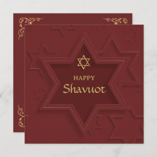 Happy Shavuot Elegant Feestdagenkaart