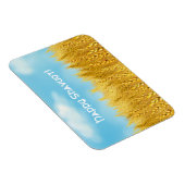 Happy Shavuot Gouden Tarwe Veld Blauwe lucht Fine  Magneet (Rechterzijde)
