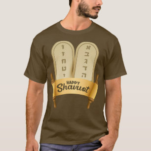 Happy Shavuot Joods feest Hebreeuws jodendom T-shirt