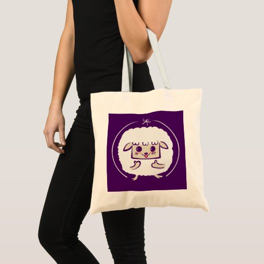 Happy Sheep Bag Tote Bag (Voorkant (product))