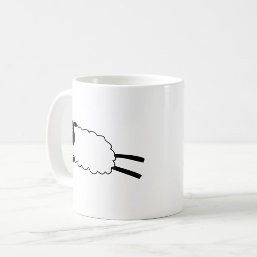 Happy Sheep Koffiemok (Voorkant links)