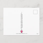 Happy Sheep - Liefde en knuffels briefkaart (Achterkant)