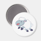 Happy Sheep Magneet (Voorkant / Achterkant)