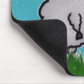 Happy Sheep Mousepad Muismat (Hoek)