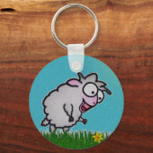 Happy Sheep Sleutelhanger (Voorkant)